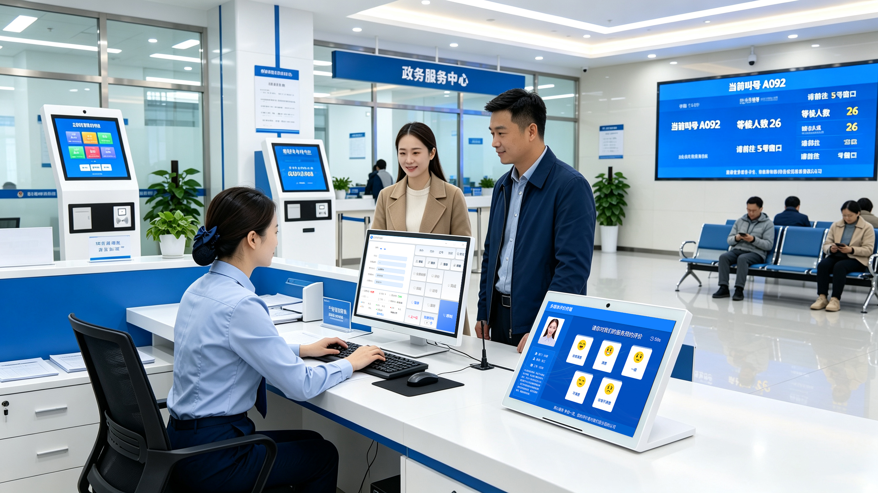 全流程信息化管理，打造智慧政务大厅新标杆